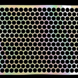 Iridescent Off-White Perforated Vinyl Trim - 3.25"