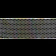 Iridescent Off-White Perforated Vinyl Trim - 3.25"