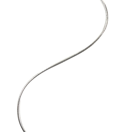 Metallic Silver Elastic Cord - 2mm