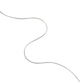 Metallic Silver Elastic Cord - 2mm