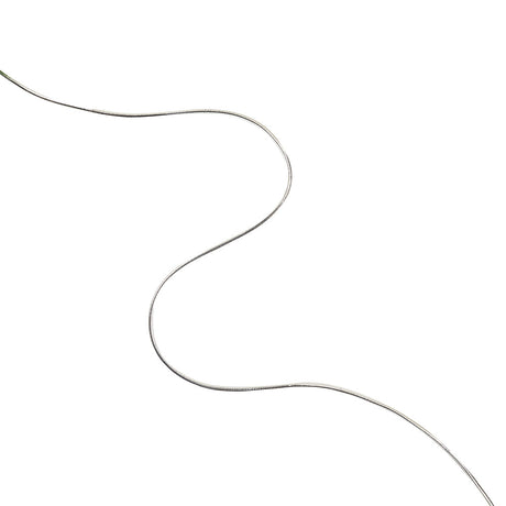 Metallic Silver Elastic Cord - 2mm