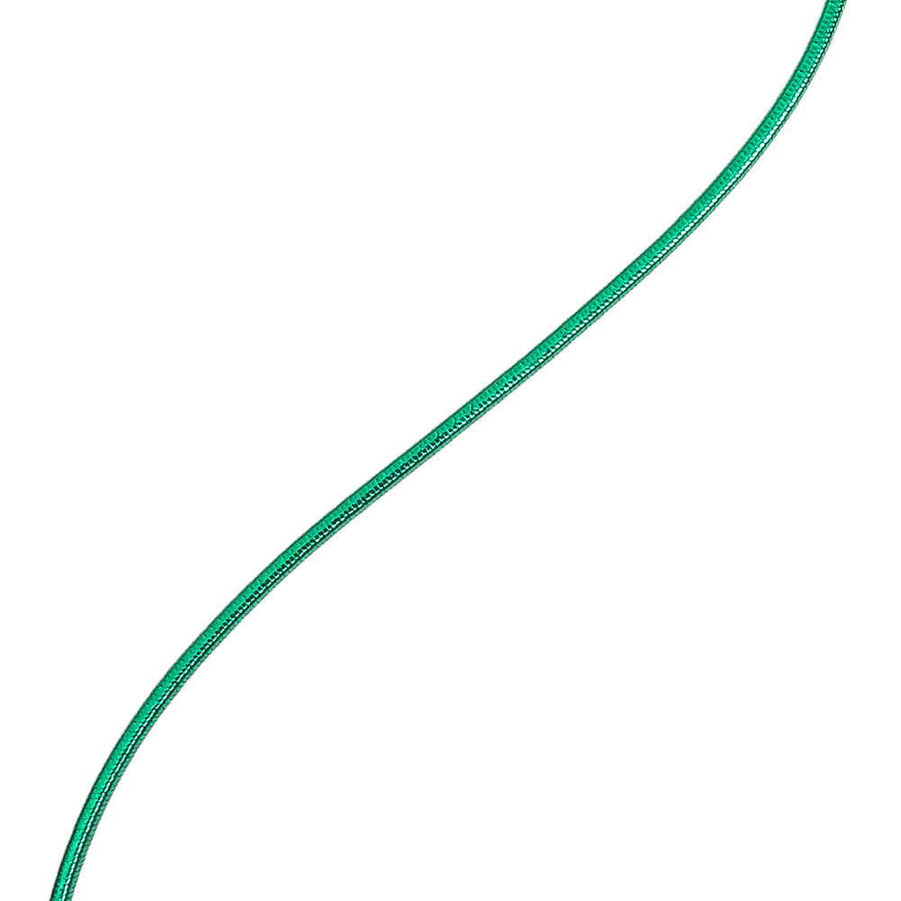 Metallic Green Elastic Cord - 2mm