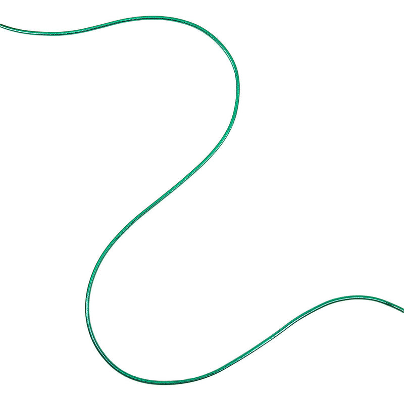 Metallic Green Elastic Cord - 2mm