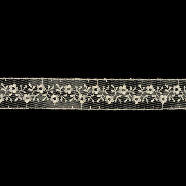 Cloud Dancer Floral Embroidered Lace Trim - 1.25"