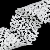 White Flowering Vines Venise Lace Trim - 2.375"
