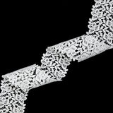 White Flowering Vines Venise Lace Trim - 2.375"