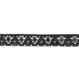 Black Bean Geometric Lace Trim - 0.4375"