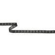 Black Bean Geometric Lace Trim - 0.4375"