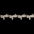 Creme Brulee Stylized Floral Venise Lace Trim - 1.5"