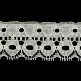 Ivory Geometric Lace Trim - 1.625"