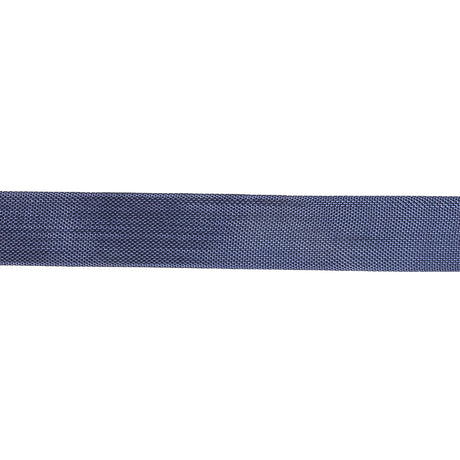 Stormy Blue Woven Edge Rayon Seam Binding - 0.5"