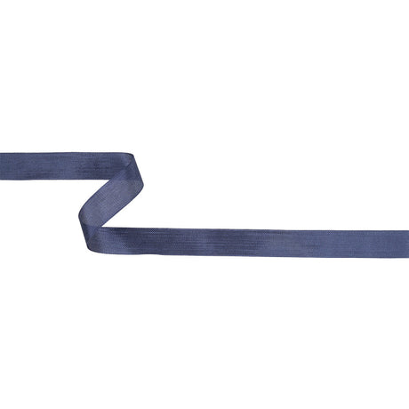 Stormy Blue Woven Edge Rayon Seam Binding - 0.5"