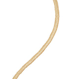 Beige Luminous Cotton Blend Braided Cord - 3mm