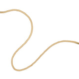 Beige Luminous Cotton Blend Braided Cord - 3mm