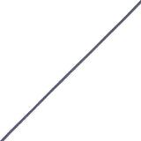 Maritime Blue Cotton Blend Braided Cord with White Lip - 0.25"