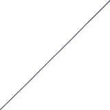 Maritime Blue Cotton Blend Braided Cord with White Lip - 0.25"