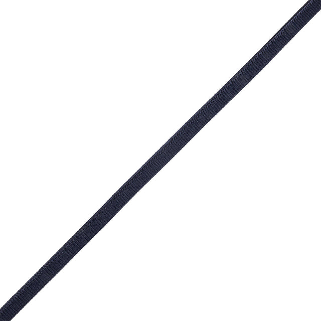 Evening Blue Braided Cord with Lip - 0.375"