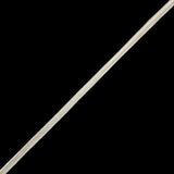 Off White Cotton Braided Cord with Lip - 0.375"