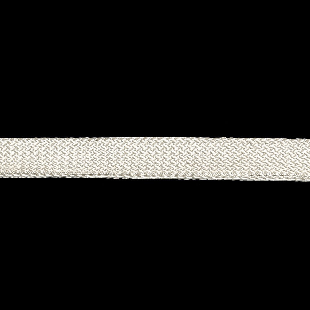Sea Salt Luminous Rayon Braided Foldover Trim - 0.5"