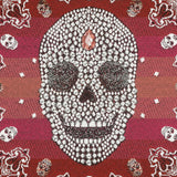 French Rouge Multi Diamonds and Bandanas Oversized Square Patch - 18.875"
