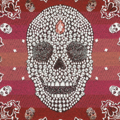 French Rouge Multi Diamonds and Bandanas Oversized Square Patch - 18.875"
