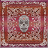French Rouge Multi Diamonds and Bandanas Oversized Square Patch - 18.875"