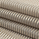 Metallic Gold and Beige Raised Lattice Sheer Organza Luxury Brocade