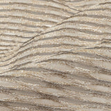 Metallic Gold and Beige Raised Lattice Sheer Organza Luxury Brocade