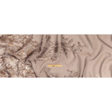 Metallic Rose Gold Floral Luxury Burnout Brocade