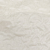Metallic White Crinkled Luxury Brocade