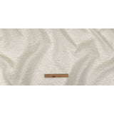 Metallic White Crinkled Luxury Brocade