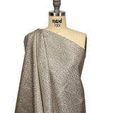 Geode Metallic Silver and Gold Crackle Luxury Brocade