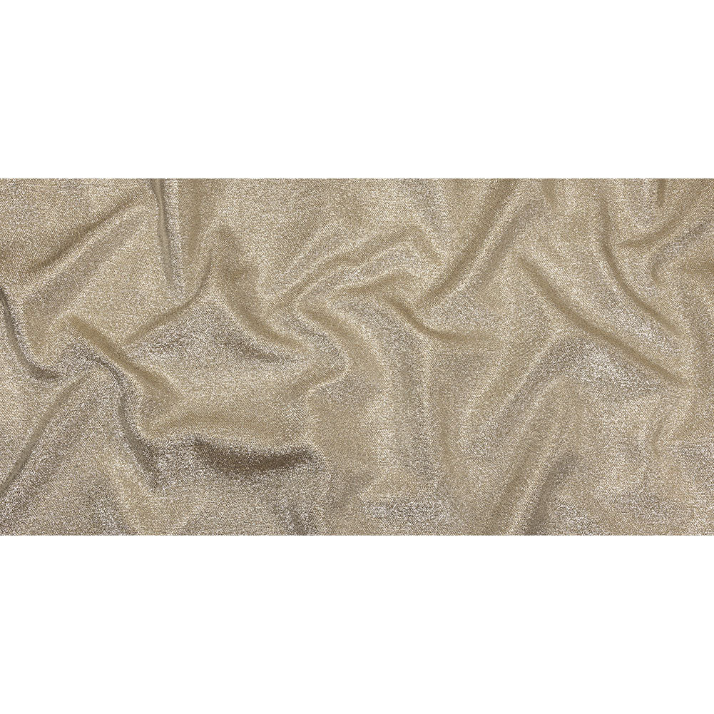 Geode Metallic Silver and Gold Crackle Luxury Brocade
