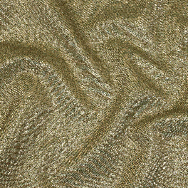 Geode Metallic Mint and Gold Crackle Luxury Brocade