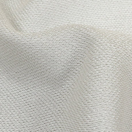 Geode Metallic White Crackle Luxury Brocade