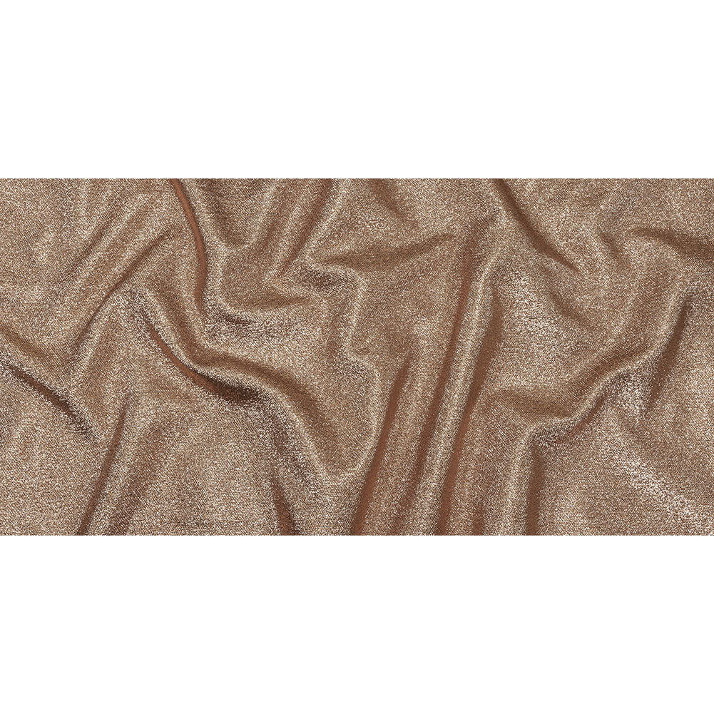 Geode Metallic Bronze Crackle Luxury Brocade