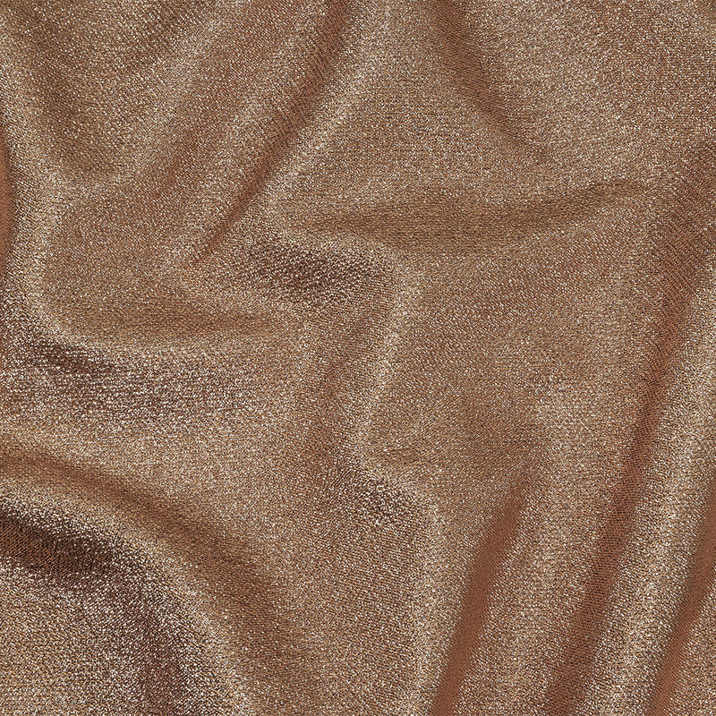 Geode Metallic Bronze Crackle Luxury Brocade