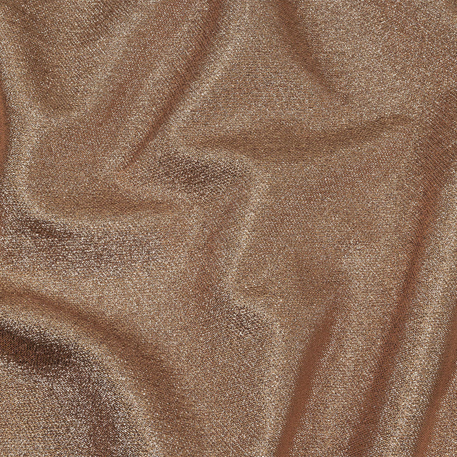 Geode Metallic Bronze Crackle Luxury Brocade