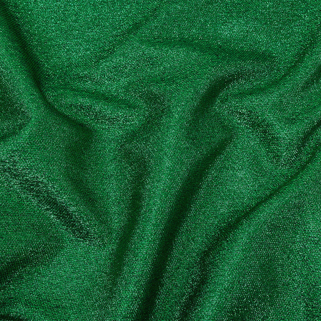 Geode Metallic Green Crackle Luxury Brocade