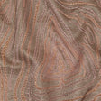 Metallic Gold, Silver and Pink Contour Lines Luxury Brocade