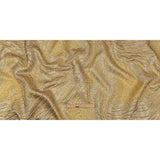 Metallic Gold and Mustard Contour Lines Luxury Brocade