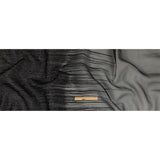 Metallic Black Lines Luxury Organza Brocade