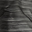 Metallic Black Lines Luxury Organza Brocade
