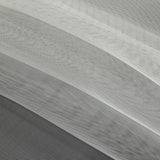 Stiff Mesh-Like Polyester Organza - White - Iris Collection