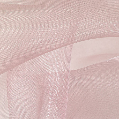 Stiff Mesh-Like Polyester Organza - Powder Pink - Iris Collection