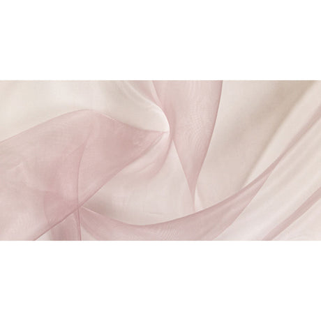 Stiff Mesh-Like Polyester Organza - Powder Pink - Iris Collection