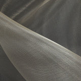 Stiff Mesh-Like Polyester Organza - Greige - Iris Collection