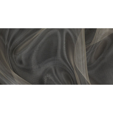 Stiff Mesh-Like Polyester Organza - Greige - Iris Collection