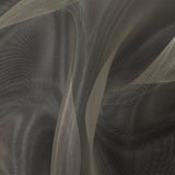 Stiff Mesh-Like Polyester Organza - Greige - Iris Collection