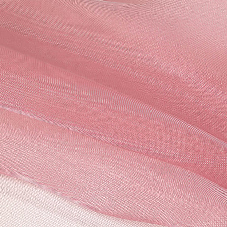 Stiff Mesh-Like Polyester Organza - Rose - Iris Collection